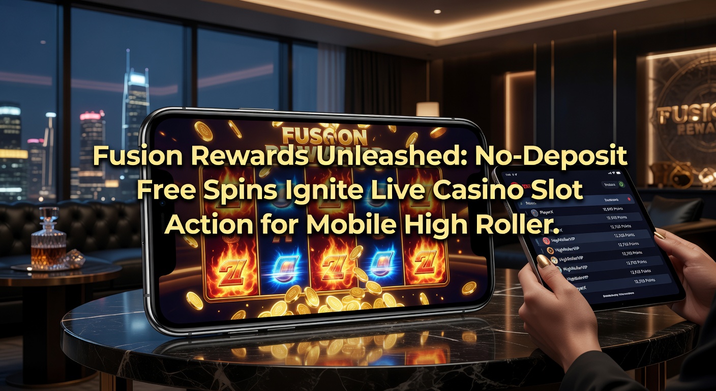 Live dealer interacts with high roller on mobile screen during Fusion Rewards free spins session, showing jackpot meter climbing