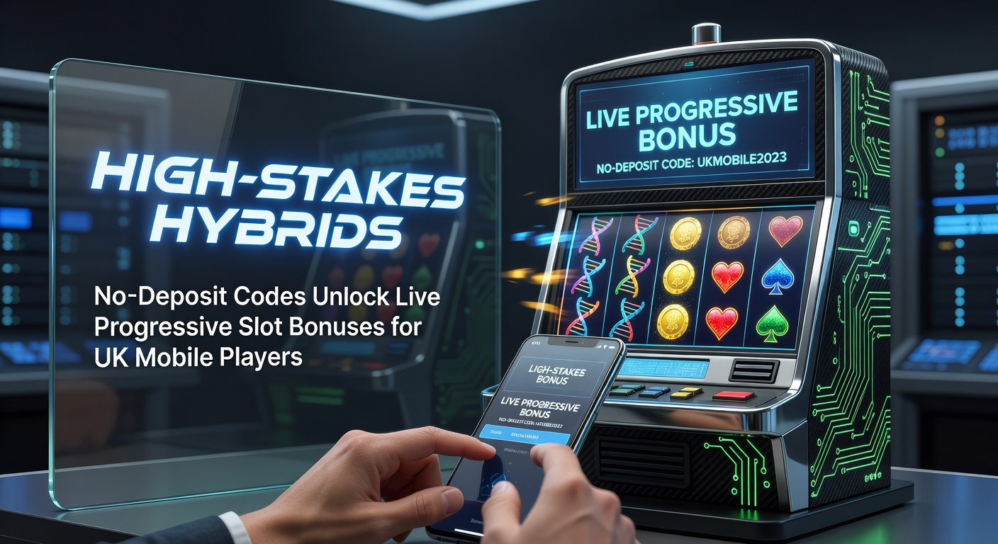 Vibrant mobile screen displaying a progressive slot jackpot counter climbing amid live dealer hybrid gameplay, highlighting no-deposit bonus activation