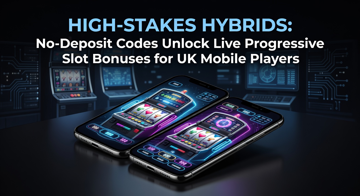 Close-up of a UK player's mobile device showing a no-deposit code entry screen activating a live progressive slot bonus, with jackpot ticker in the background
