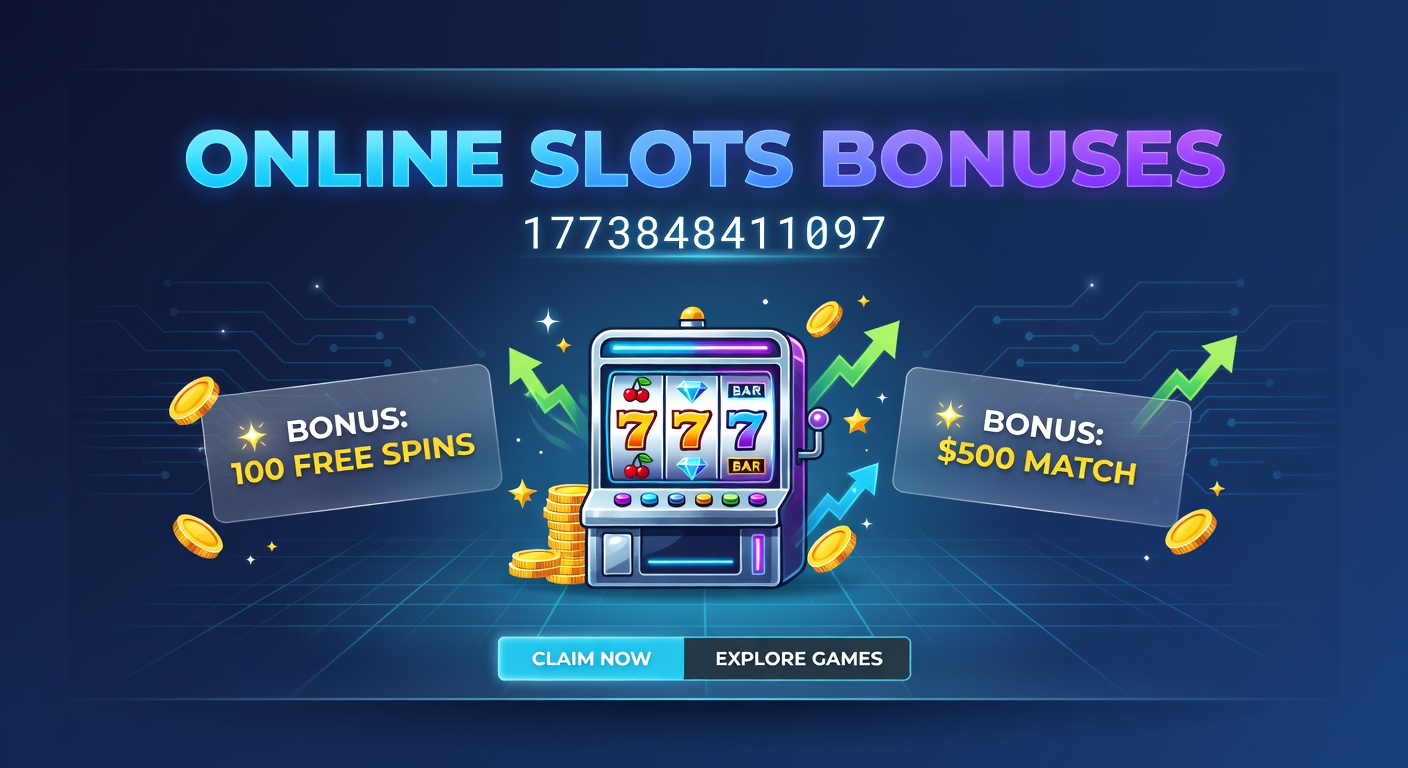 Vibrant display of online slot machines showcasing bonus features like free spins and multipliers on a digital casino interface