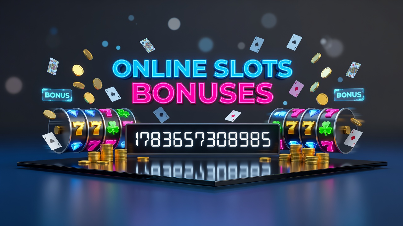 Overview of online slots bonus promotions displayed on mobile and desktop interfaces