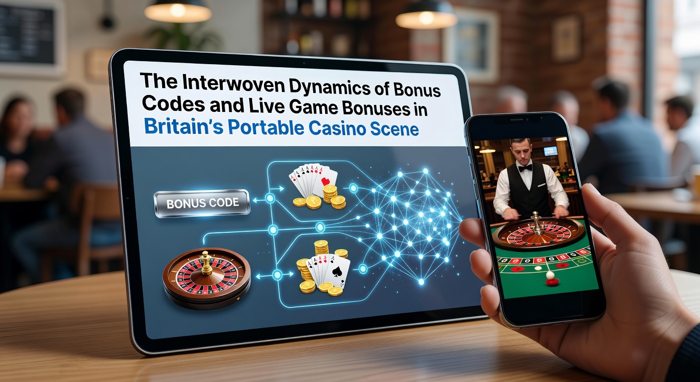 Mobile casino interface displaying bonus code entry and live dealer game options on a smartphone screen
